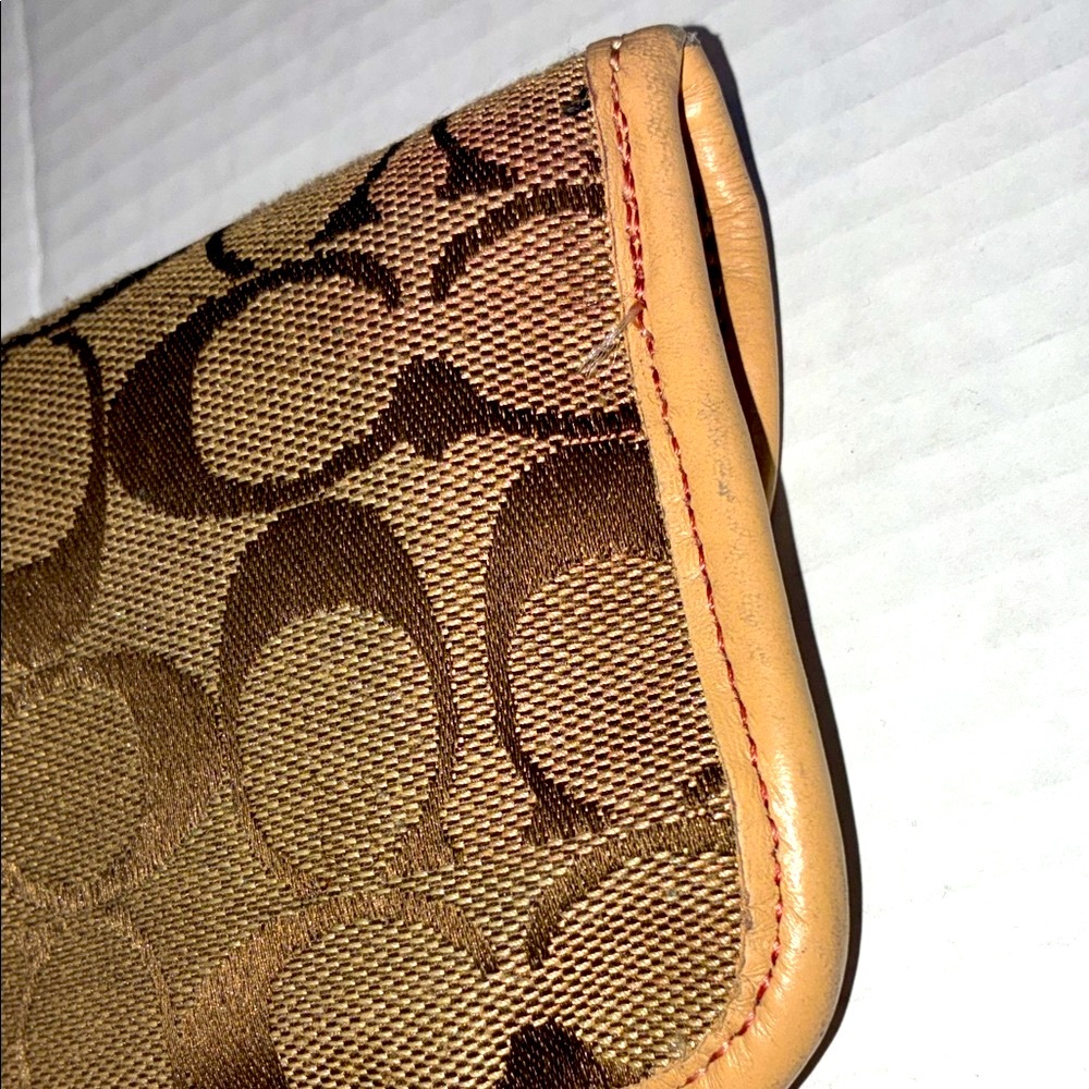Vintage Coach Park Signature Canvas Wallet, AS IS - Picture 8 of 16